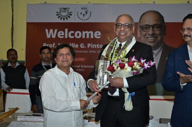 KISS Lifetime Achievement award Prof Neville G Pinto