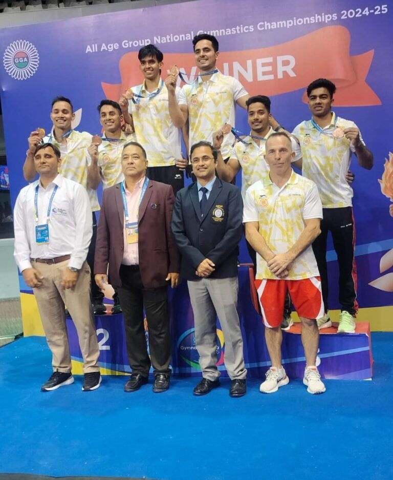 Odisha senior men artistic gymnastics bronze