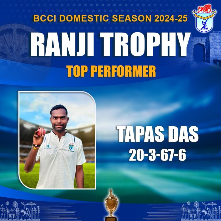 Tapas Das 6 wickets on debut