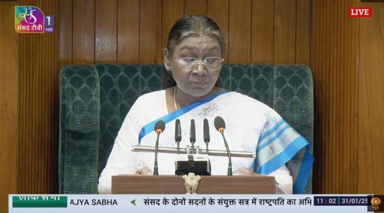 Budget Session: President Droupadi Murmu Bows Down To Ambedkar In Her Address
