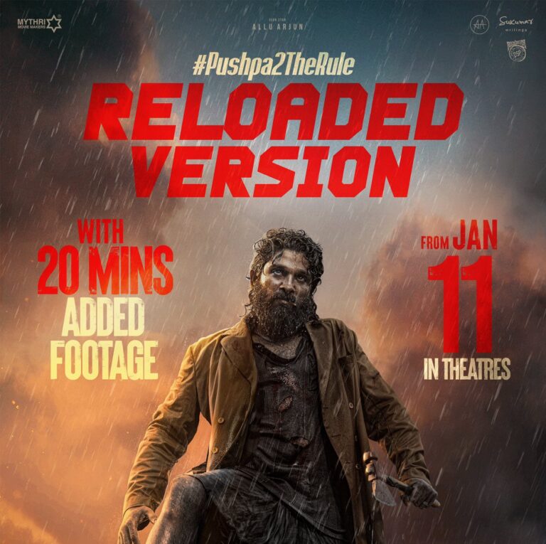 Catch ‘Pushpa 2: The Rule’ With Reloaded Version In Theatres From This Date