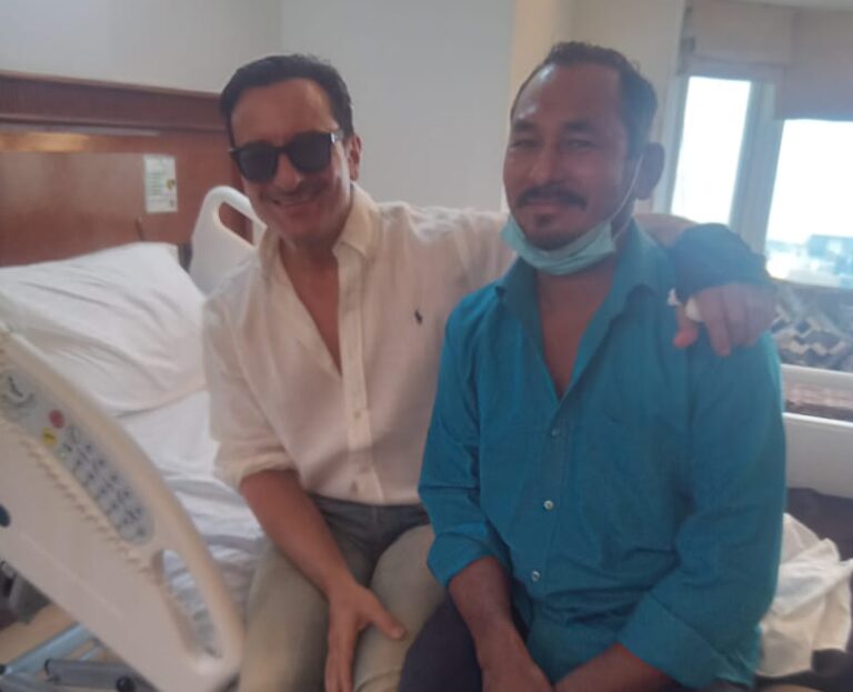 Saif Ali Khan Thanks Auto Driver Who Rushed Him To Hospital, Poses For Pictures