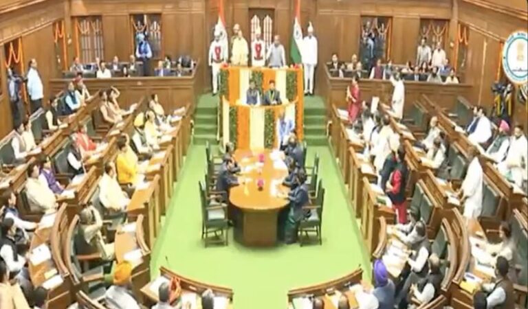 All AAP MLAs Except Amanatullah Khan Suspended For 3 Days Over Ruckus In Delhi Assembly