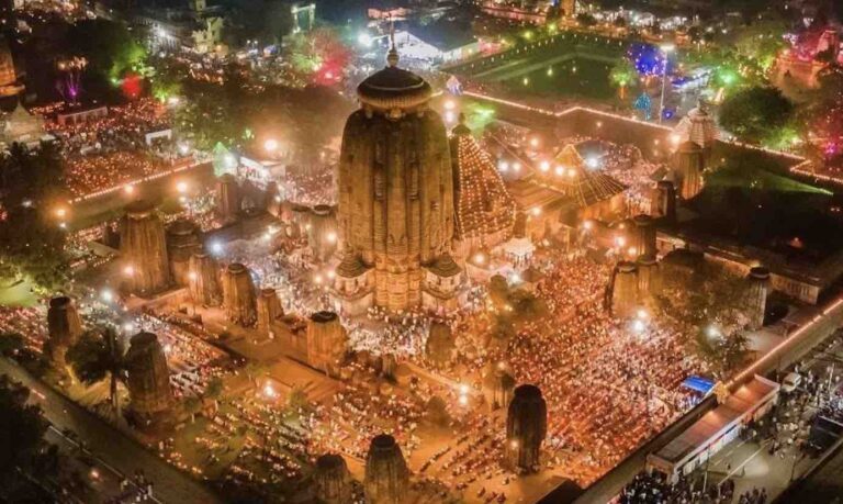Odisha’s Elaborate Prep For Maha Shivratri At Bhubaneswar’s Lingaraj Temple