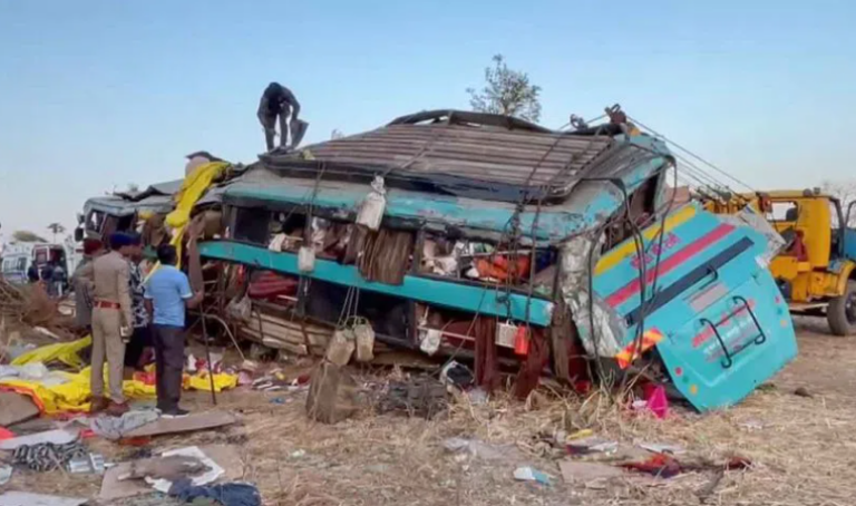 5 Killed, 35 Injured As Bus Carrying Pilgrims Falls Into Gorge In Gujarat