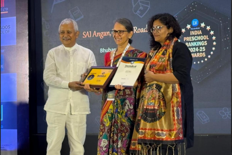 SAI Angan Once Again Adjudged No. 1 Preschool Of Bhubaneswar