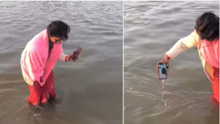 Woman’s Phone Dunk At Maha Kumbh Among Quirky Incidents At The Mega Congregation