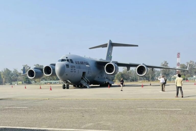 US Air Force aircraft deports 104 indians