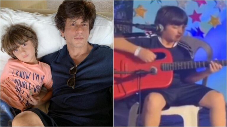 Shah Rukh Khan’s Son AbRam Woos Netizens With His Musical Talent [Watch]