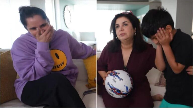Farah Khan Asks Sania Mirza’s Son To Do An ‘Udit Ji’ On Her; [Watch] Izhaan’s Reaction