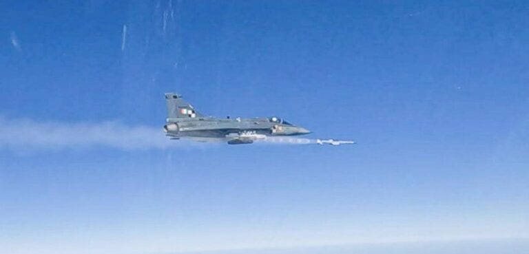 Tejas Fighter Jet Successfully Test Fires Homegrown Astra Missile Off Odisha Coast