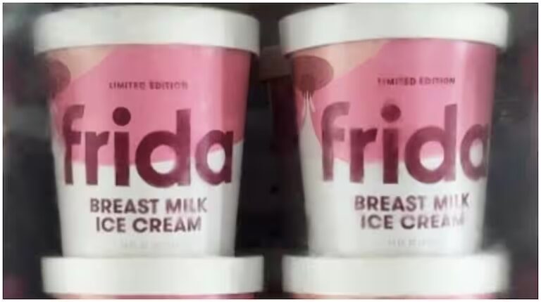 Breast milk-flavoured ice cream