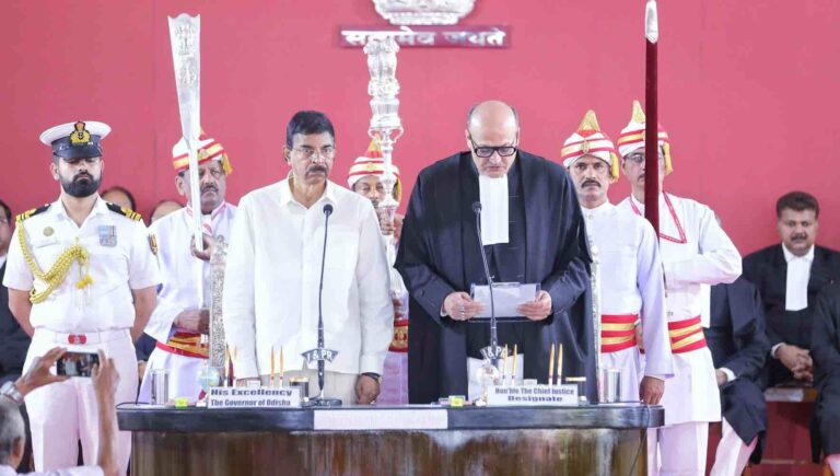 Justice Harish Tandon Takes Oath As 35th Chief Justice Of Orissa High Court