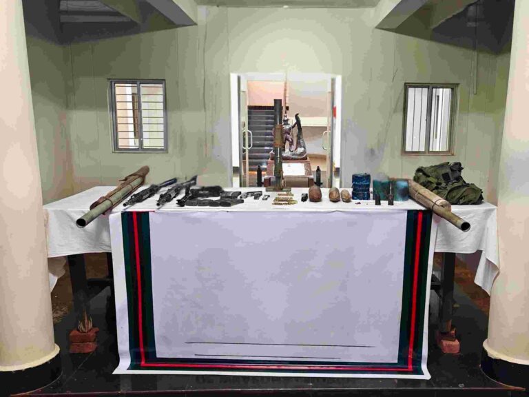 Army And Assam Rifles Facilitate The Surrender Of Weapons in Manipur