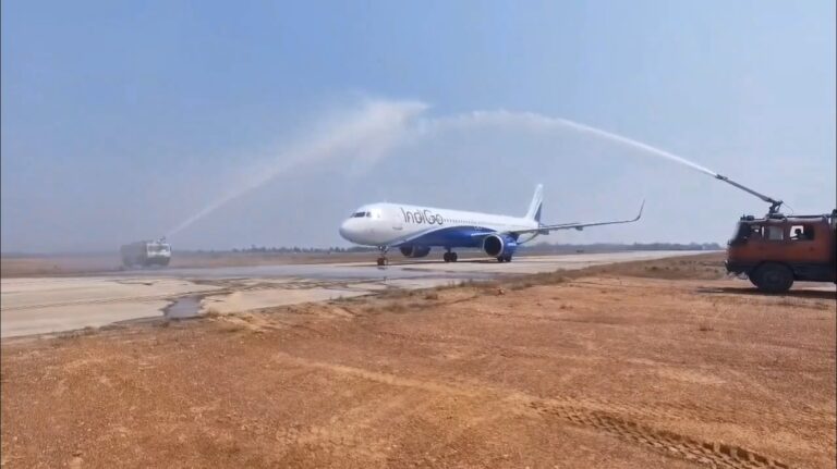 Water Canon Salute For Mumbai-Jharsuguda Inaugural Flight; Check Schedule