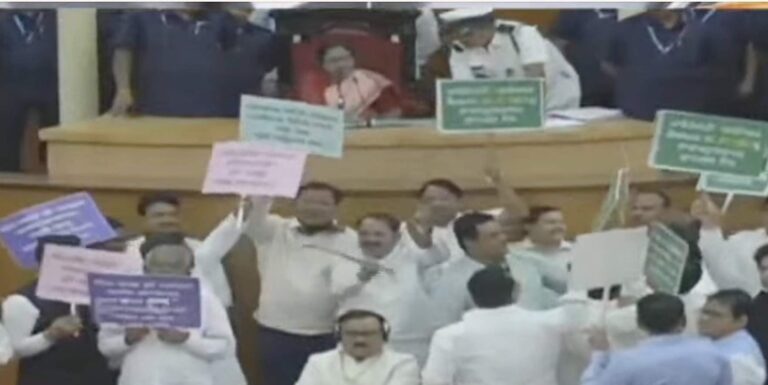 Pandemonium Continues In Odisha Assembly Amid Beating Of Gongs, Cymbals