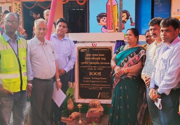 Odisha Gets Model Anganwadi Centres Under AM/NS India CSR Project