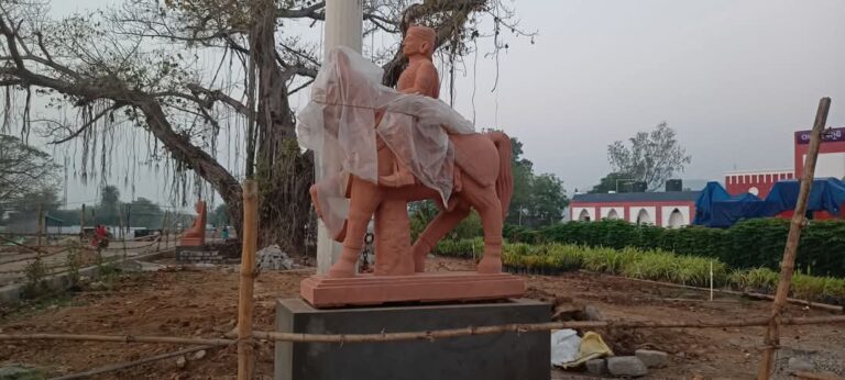 Statue In Front Of Paralakhemundi Railway Station In Odisha Triggers Public Outcry; Know Why