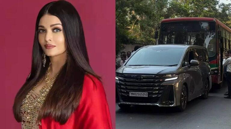 Aishwarya Rai’s Car Hit By Truck From Behind, Video Goes Viral