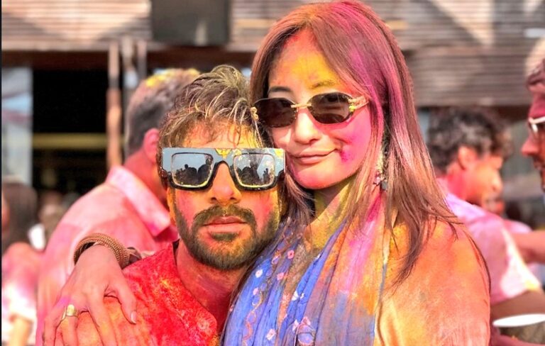 Lovebirds Karan Veer Mehra & Chum Darang Celebrate First Holi Together [Watch]