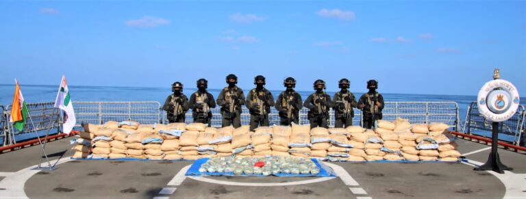 Indian Marine Commandos Board Dhow, Seize Over 2,500 Kg Narcotics