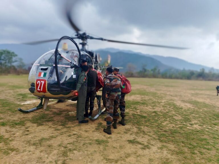 Assam Rifles Saves Life Of Two-Year-Old In Manipur By Airlifting Her To Military Hospital
