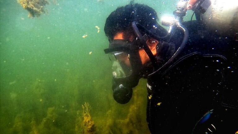 Suryabanshi Suraj scuba diving