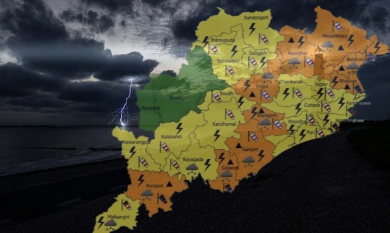 Orange Warning: Heavy Rain, Thundersquall & Hailstorm May Lash 9 Odisha Dists Today