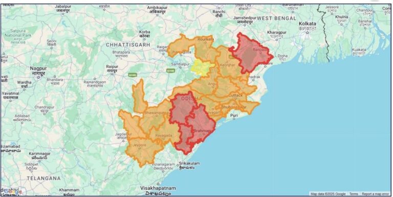 Rain, Thundersquall & Hail To Hit Bhubaneswar, Cuttack & 21 Odisha Dists By 7.30PM