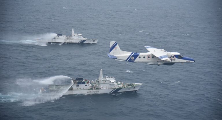 Indian Coast Guard Continues Pollution Mitigation Efforts Along Kerala Coast