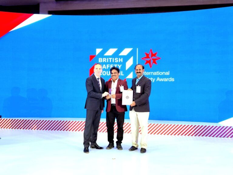 Jindal Stainless British Safety Council award