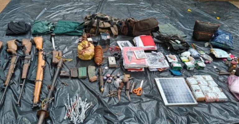 Maoist Camp Busted In Odisha’s Balangir, Huge Cache Of Explosives Seized