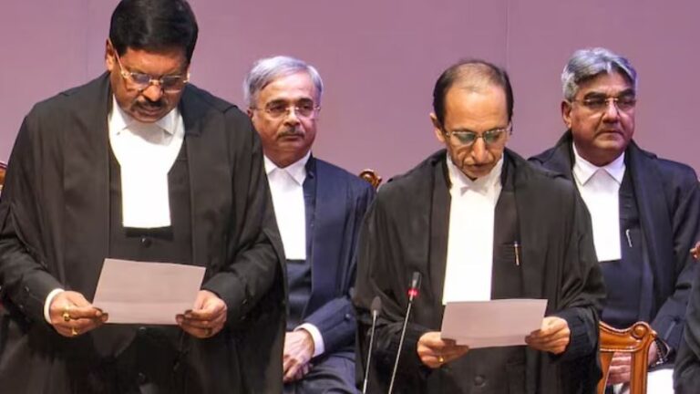 Supreme Court Back To Full Strength As Justices Anjaria, Bishnoi & Chandurkar Take Oath