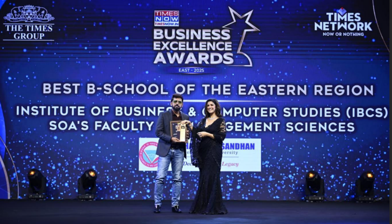 SOA’s Engineering, Law & Management Institutes Win Times Now Business Excellence Award (East)