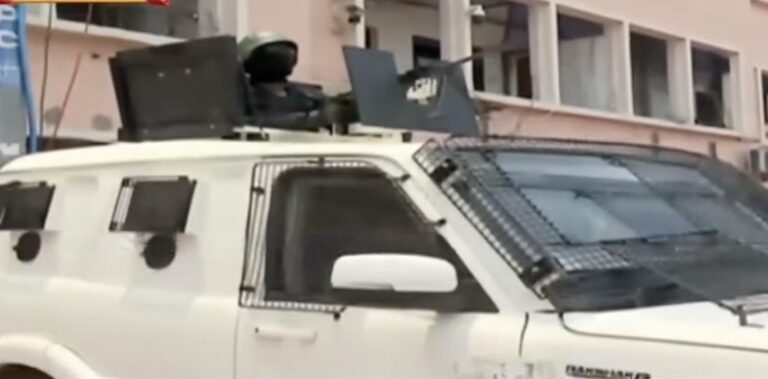 Anti-Riot Vehicle ‘Vajra’ Deployed Near Puri Jagannath Temple Ahead Of Rath Yatra