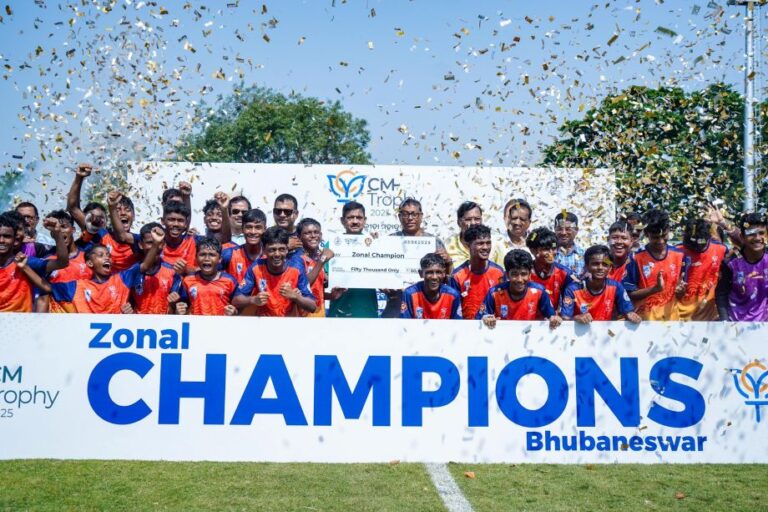 Bhubaneswar zonal champs in CM Trophy