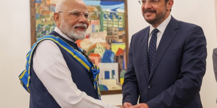 Cyprus top honour for Modi