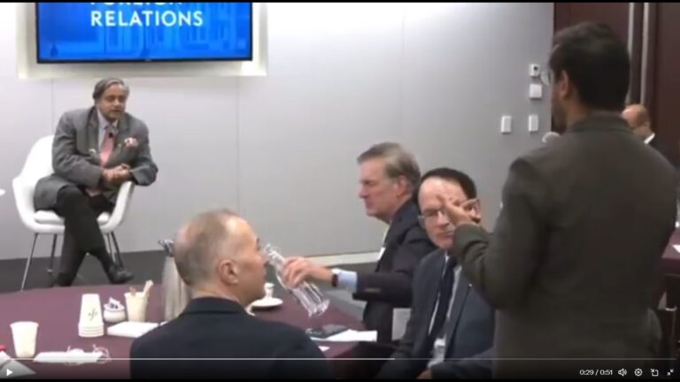 That Shouldn’t Be Allowed! Shashi Tharoor’s Playful Jibe As Journalist Son Asks Question In US