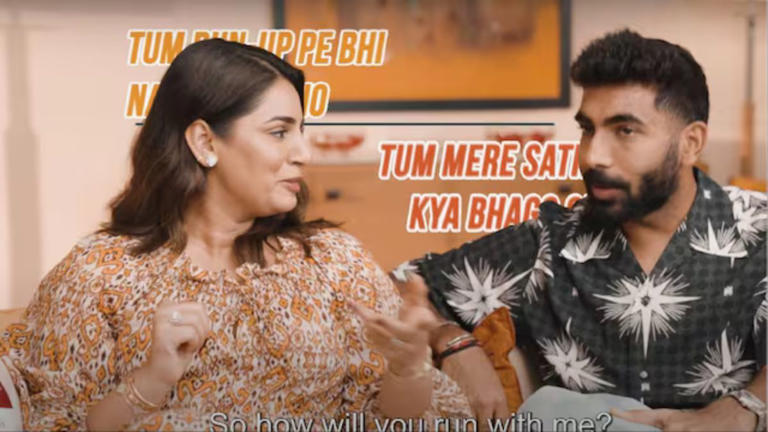 Jasprit Bumrah, Sanjana Ganesan