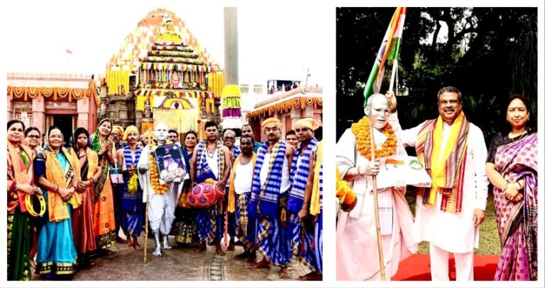 Silver Gandhi Dedicates 11 Years Of Padayatra To PM Narendra Modi