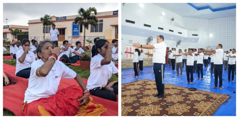OMC Observes Yoga Day Across All Its Mining Regions In Odisha