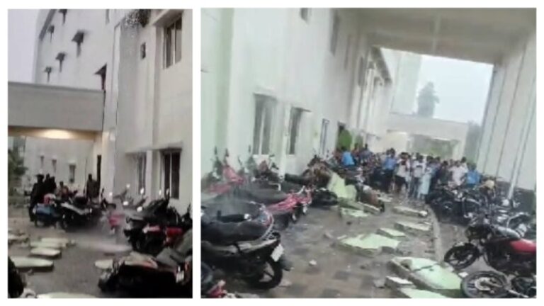 Portion Of Wall Of New Sishu Bhawan Building Collapses In Cuttack