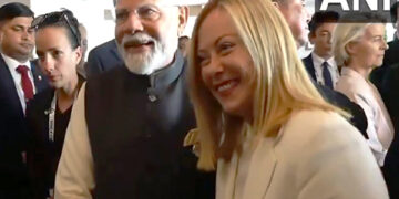 Modi and Meloni at G7