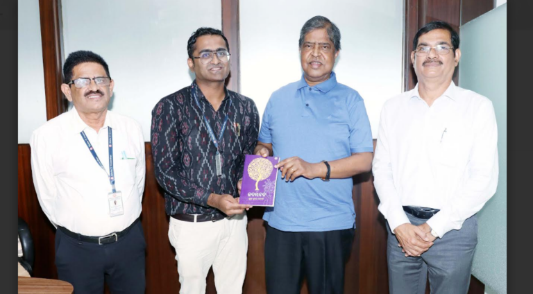 SOA Felicitates Faculty Member On Being Nominated For Kendra Sahitya Akademi Award