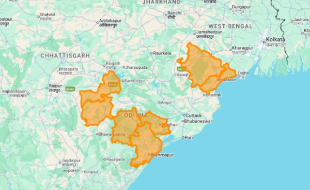 IMD Issues Orange Warning For 7 Odisha Districts This Afternoon