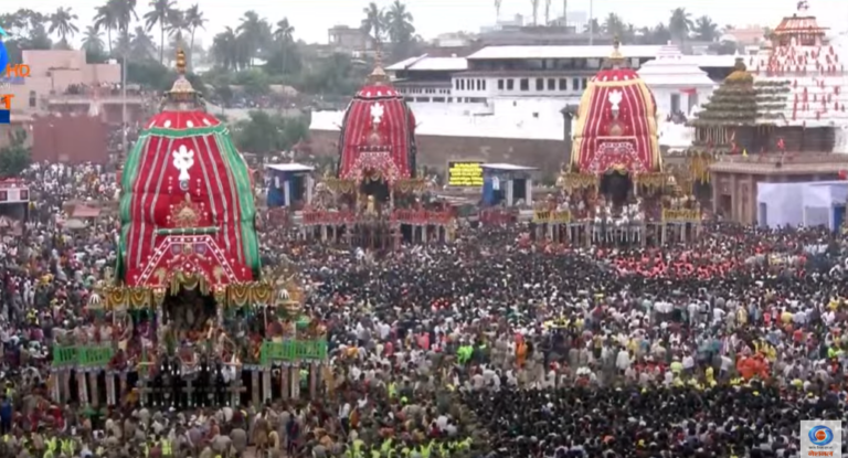 Lakhs Witness Lord Jagannath’s Rath Yatra In Puri As Chariots Roll On Grand Road