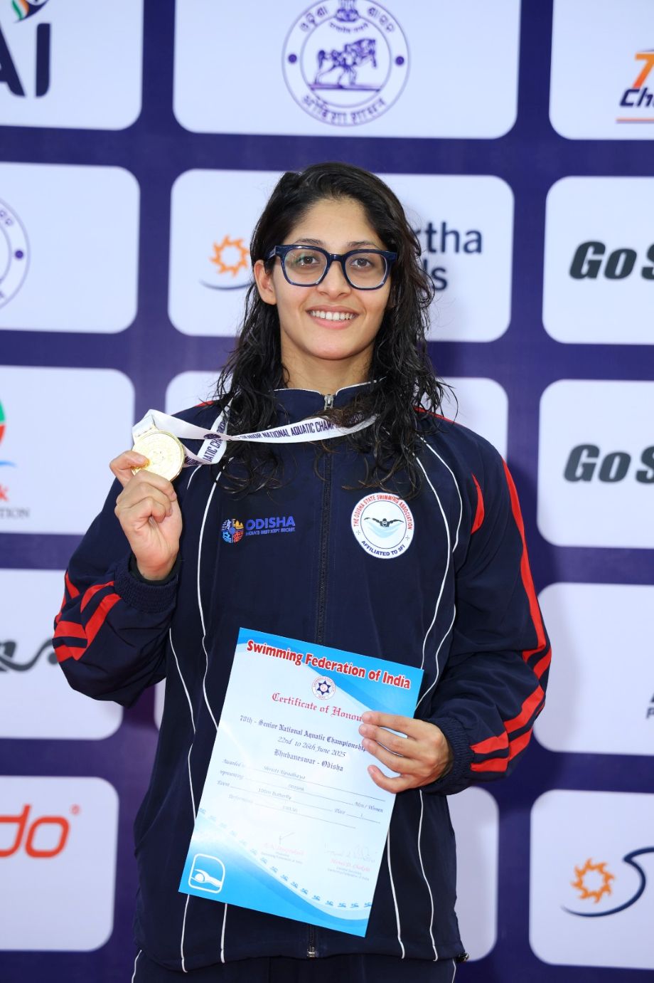 Shristi Upadhaya gold