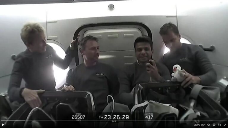 Namaskar From Space: Watch What Shubhanshu Shukla Tells In Live Call From Zero Gravity