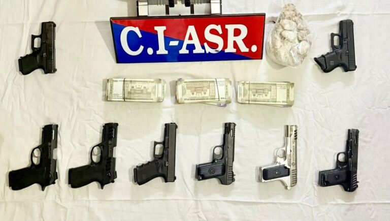 Pakistan Sends Across Austrian, Turkish and Chinese-Origin Pistols, Drugs To Punjab