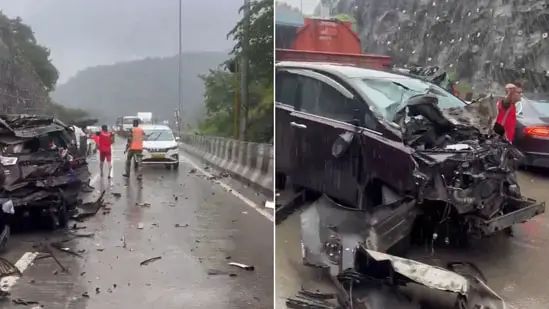 20 cars pile-up Mumbai-Pune expressway